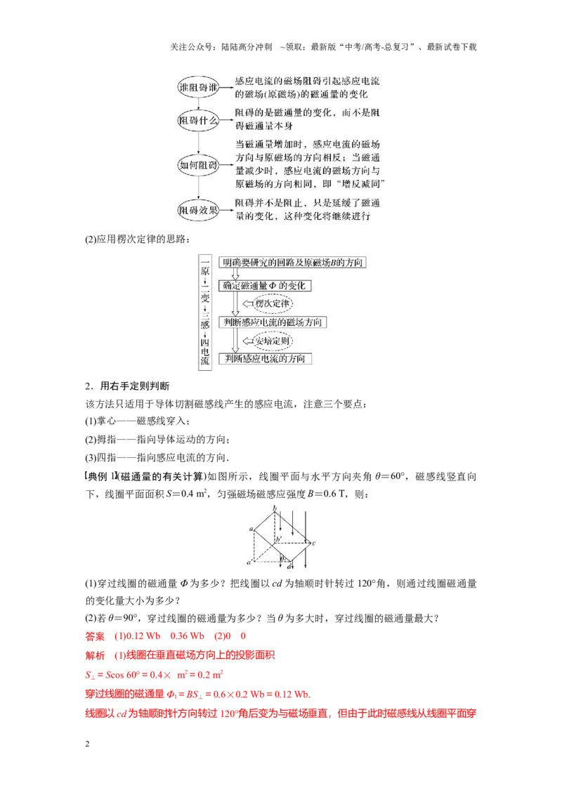 《考点01电磁感应现象及感应电流方向的判断（解析版）_04-物理-高考总复习_一轮复习_2024年_2024年新高考物理一轮专题复习方略_资料_第十三章电磁感应(11)份》第2页预览