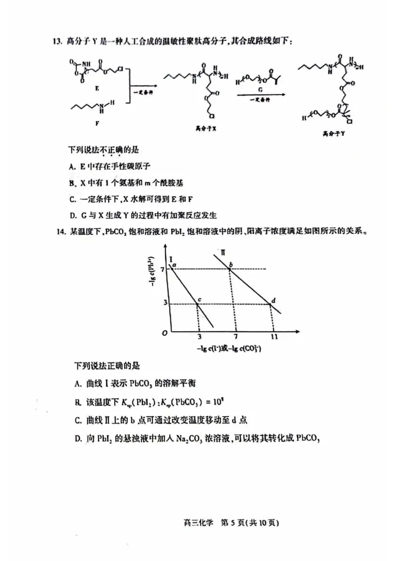 《12_05化学北京朝阳区（一模）试卷+标答_2025版教学资源包_（总复习系列）2025版《5年高考3年模拟》新高考版B版（⭐全科）_2025版.新高考新教材版.选考总复习.化学.5·3B版_1_资源拓展》第5页预览