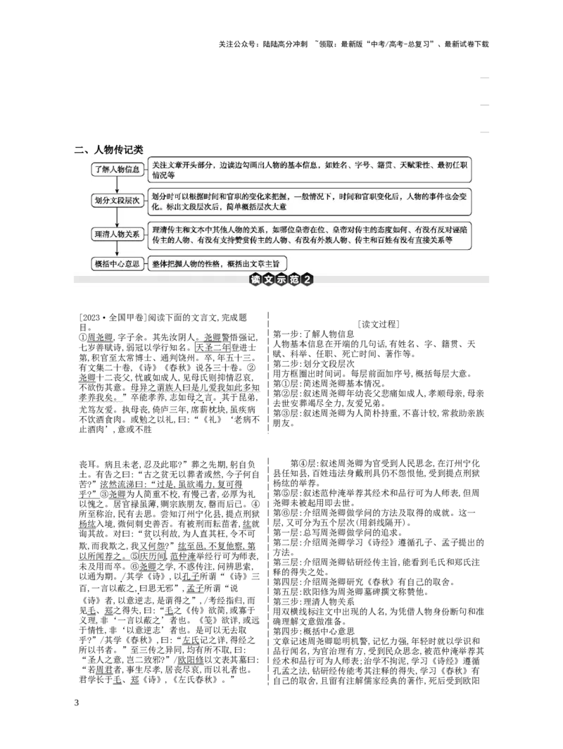《考点06文本整体阅读指导_专项复习_2025年_2025届新高三语文文言文一轮复习听课讲义_资料_1-资料》第3页预览