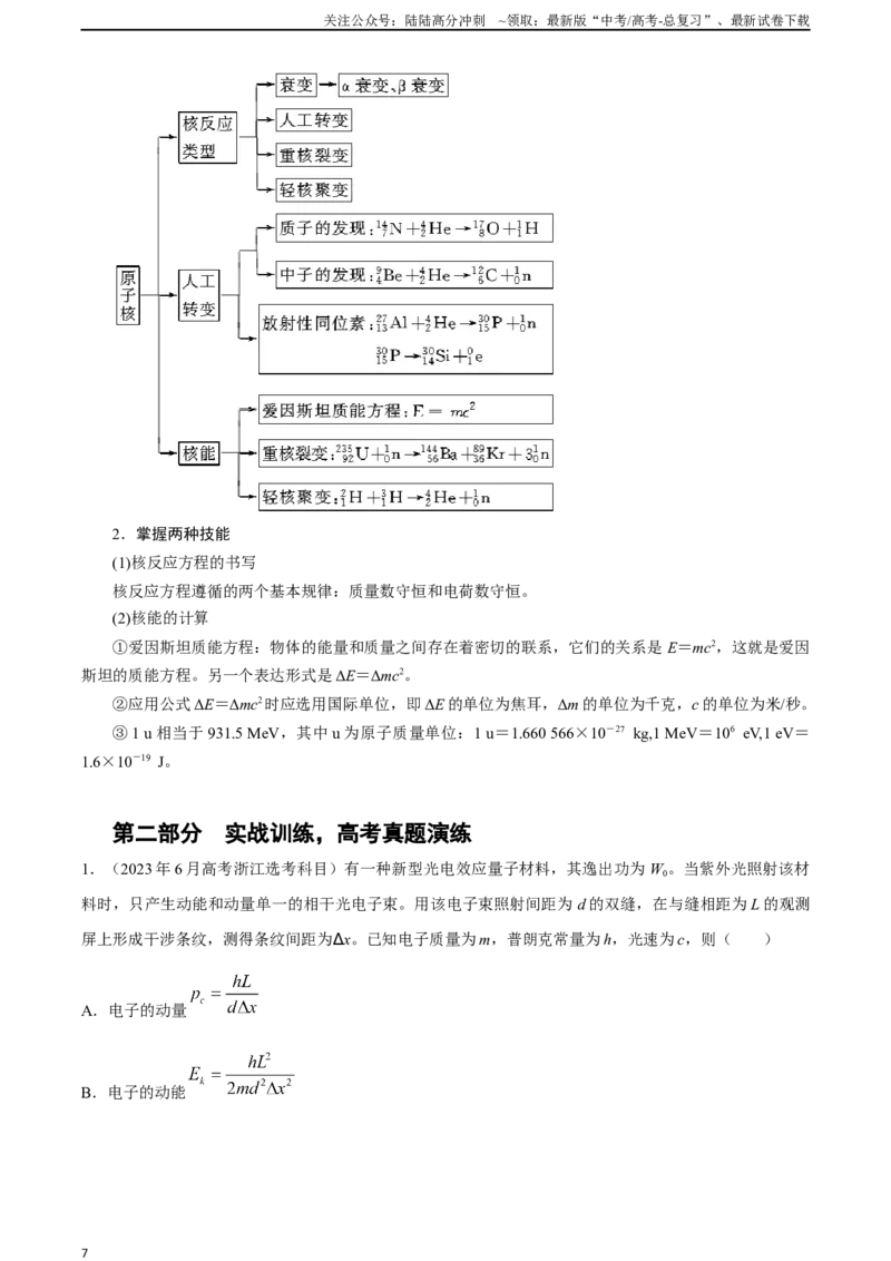 《第18讲原子物理（解析版）二十五讲_04-物理-高考总复习_二轮复习_2024年_2024高考物理二轮复习二十五讲知识试题真题全国通用_资料》第3页预览