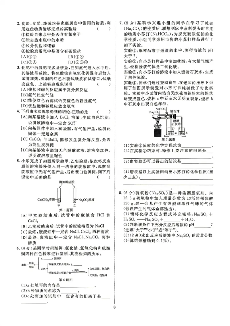 《循环周周清_26秋小学初中各机构教辅大合集（一本、教材帮、阳光同学、王朝霞、实验班、小典中点、上分卷、白欧、课堂笔记等等）_26秋初中教辅资料_26秋初中《全效学习本》》第10页预览