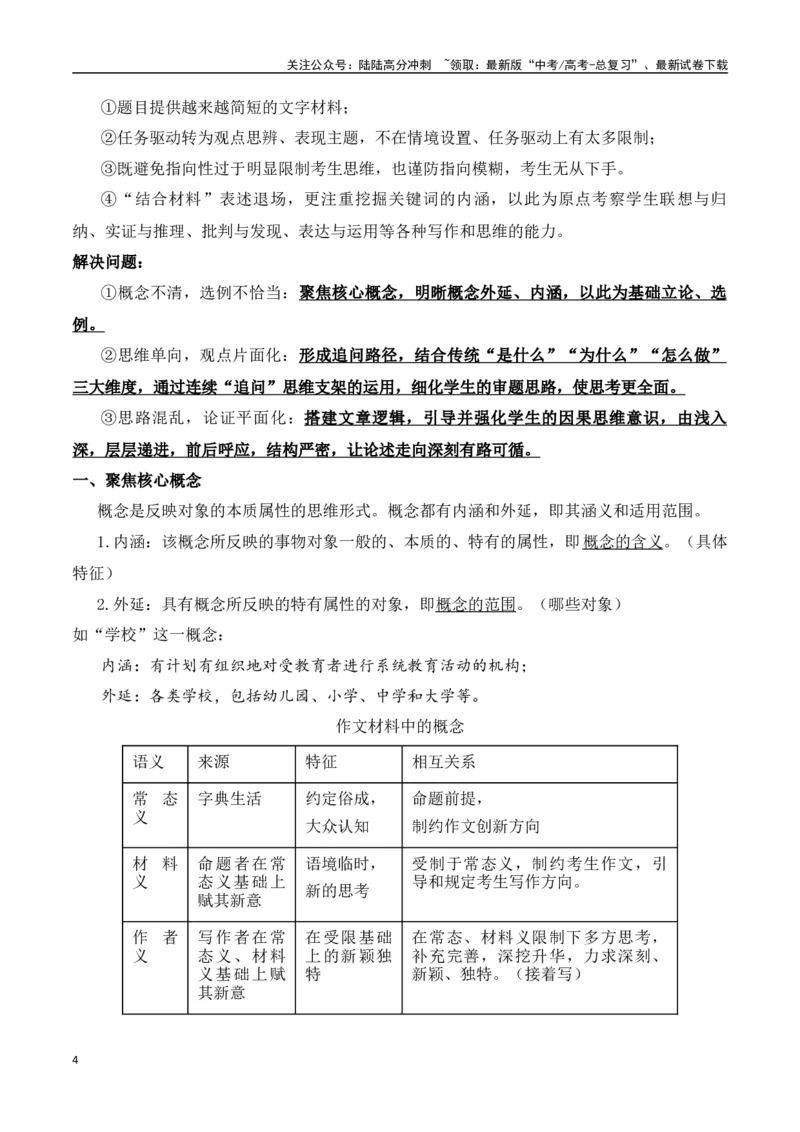 《考前指导之观点型二元作文如何通过语义分析避免站队思维-（全国通用）_专项复习_2024年_2024年高考语文作文考前100天写作指导与素材运用（全国通用）_资料_1-资料》第4页预览