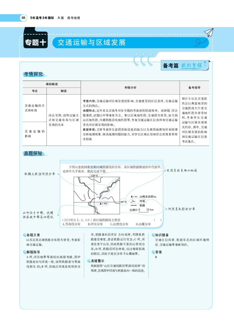 《1_10.考题考点精析(1)_2023版教学资源包_2023版新高考版选考总复习地理5·3A版_12_专题十交通运输与区域发展_7_专题考点精析》第1页预览