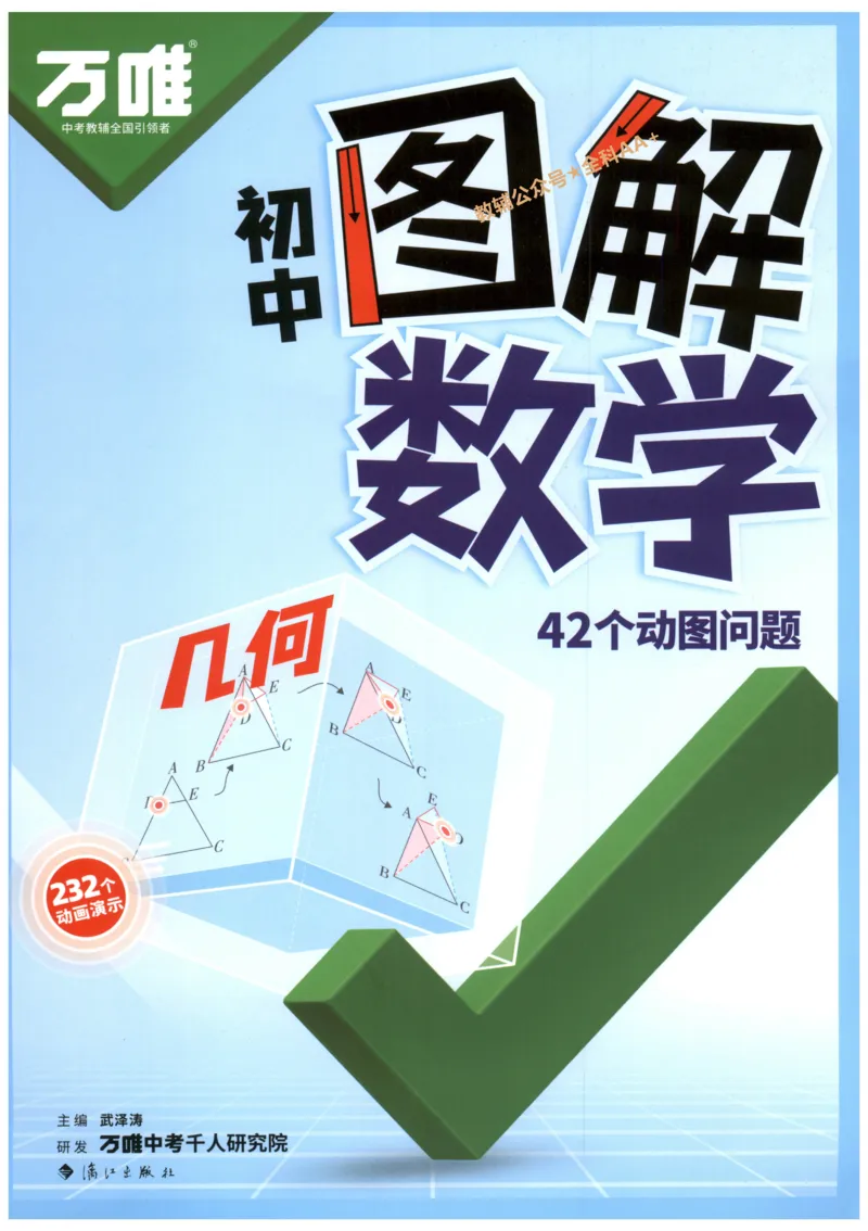 《2027《万唯中考•图解数学几何》_2027版《万唯初中图解数学》函数+几何》第1页预览
