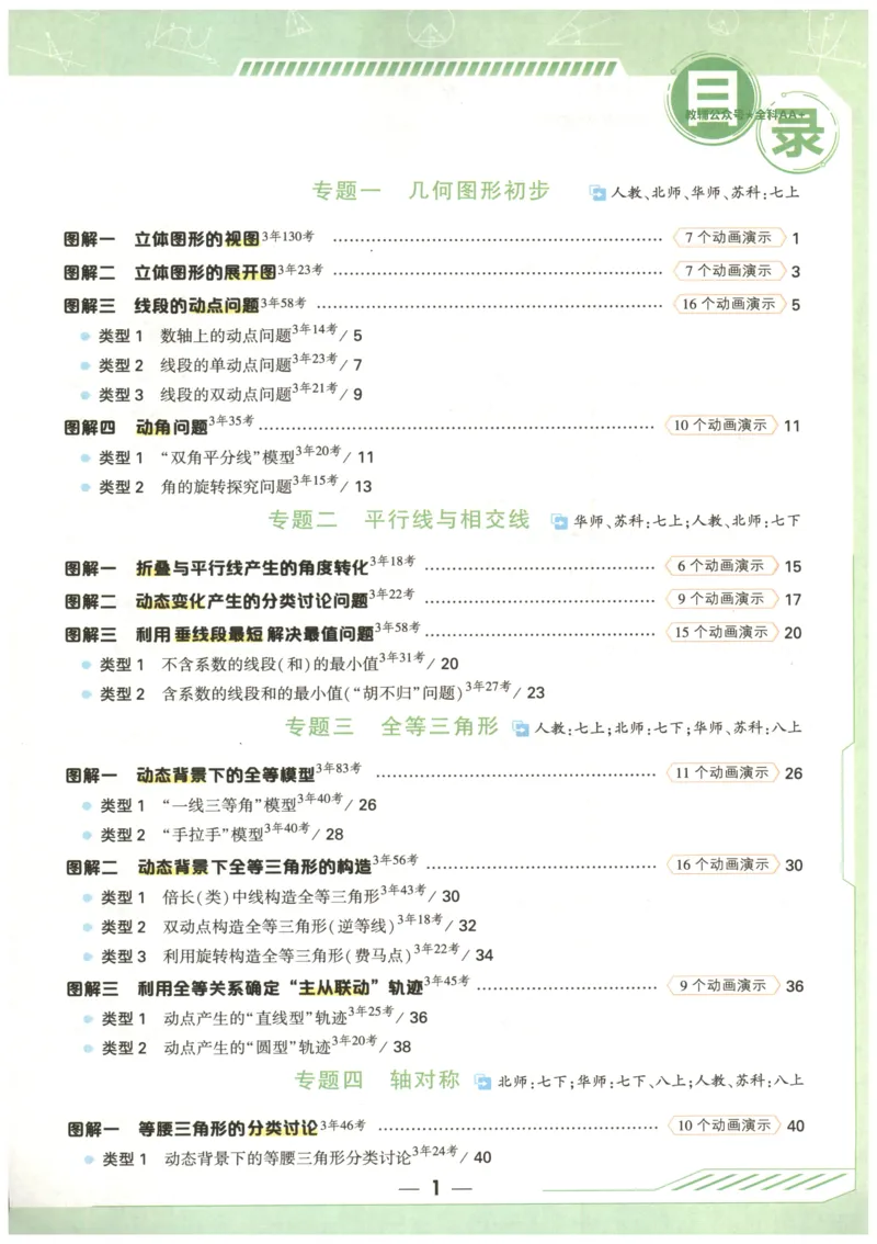 《2027《万唯中考•图解数学几何》_2027版《万唯初中图解数学》函数+几何》第7页预览