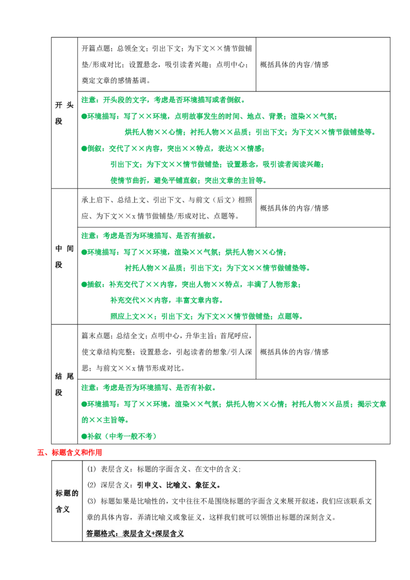 《统编2026年《暑假预习讲义》第04讲记叙文阅读（暑假复习讲义）（自学课）（解析版）_26秋初中教辅资料_26秋初中《暑假预习》_2026秋《暑假自学课》8上语文（人教版）》第9页预览
