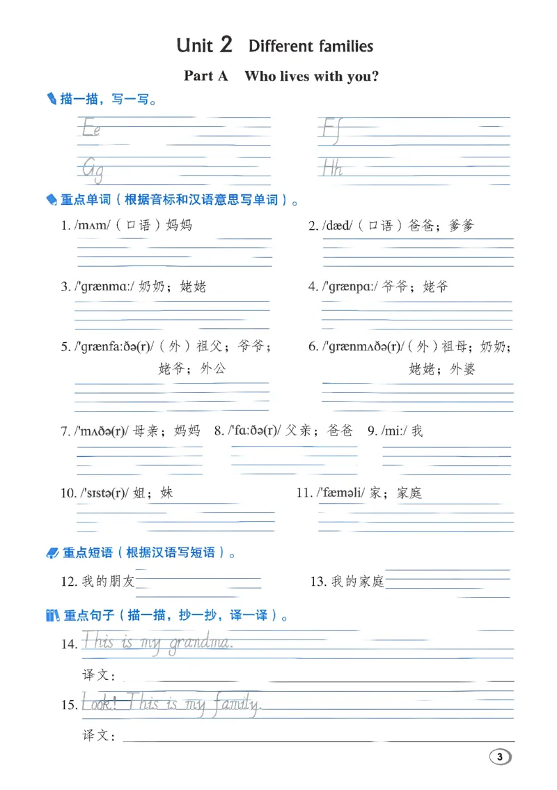 《基础默写本_26秋小学初中各机构教辅大合集（一本、教材帮、阳光同学、王朝霞、实验班、小典中点、上分卷、白欧、课堂笔记等等）_26秋小学教辅资料_26秋丨英语《典中点》（人教PEP）》第5页预览