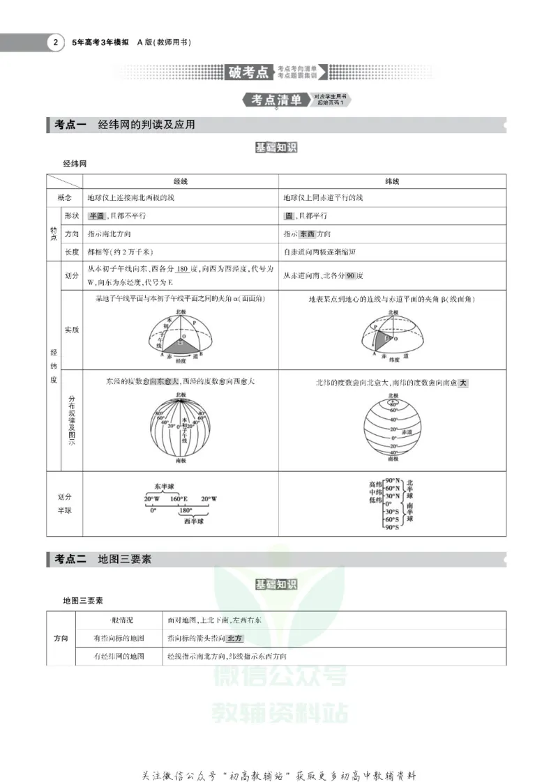 《《5年高考3年模拟》A版地理天津版_2020版》第4页预览