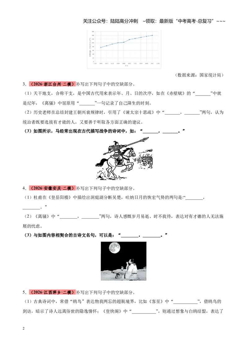 《专题11开放型图文理解默写（全国通用）（学生版）_专项复习_2026年-语文专项复习_2026年高考语文二模试题分类汇编（新高考专用）-G288_2026版》第2页预览