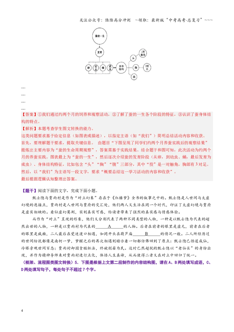 《第09讲图文转换（专项训练）（全国通用）（教师版）_一轮复习_2026年-语文一轮复习_2026年高考语文一轮复习讲义+练习+课件（新教材新高考）-G55_2026版_专题九语言文字运用》第4页预览