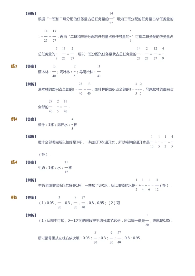 《课本+自我巩固+课堂落实（答案）_《爱学习》小学初中奥数资料_8北师小学能力提高_爱学习北师大1-6能力提高课件5+6_数学5阶能力提高_高斯爱学习北师大小学数学5阶能力提高_643》第3页预览