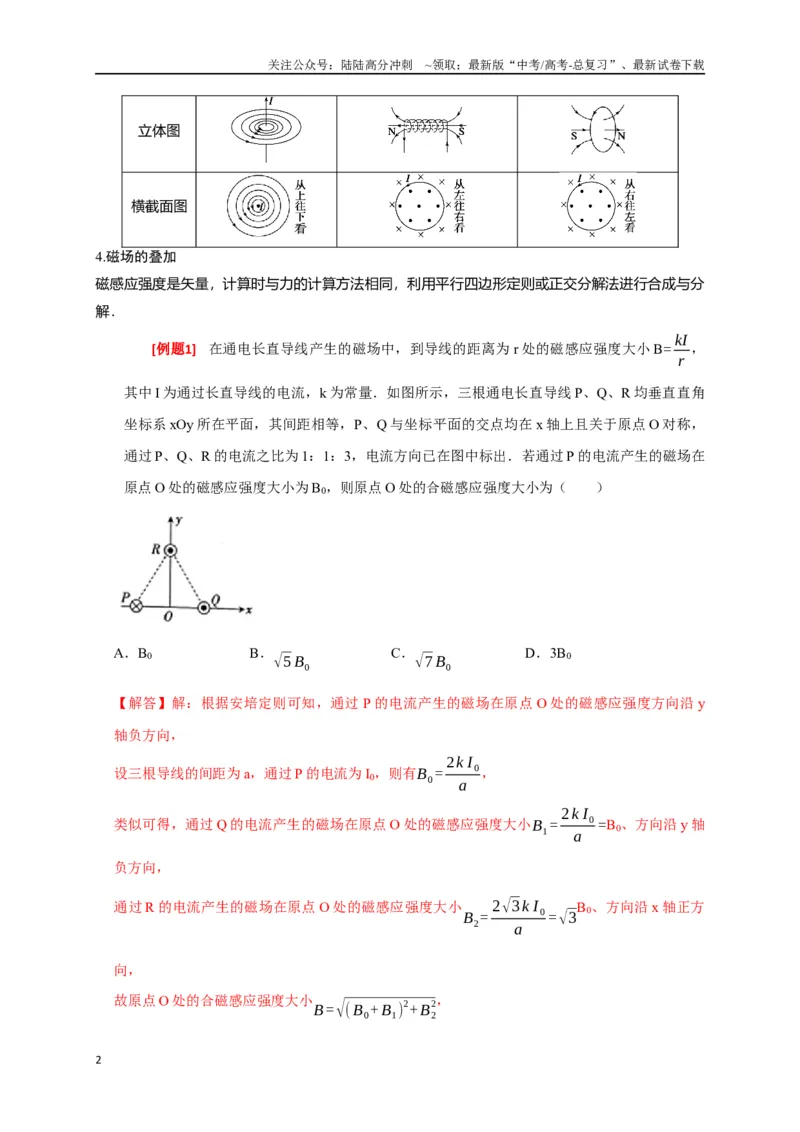 《专题19磁场对电流的作用（解析版）_04-物理-高考总复习_专项复习_2024年_2024高考物理三轮冲刺复习热点知识讲练题型归纳练_资料》第2页预览
