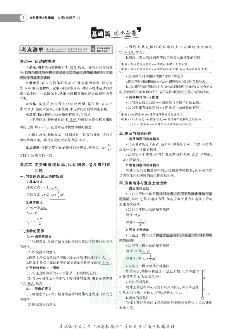 《《5年高考3年模拟》A版物理江苏版_2021版》第2页预览