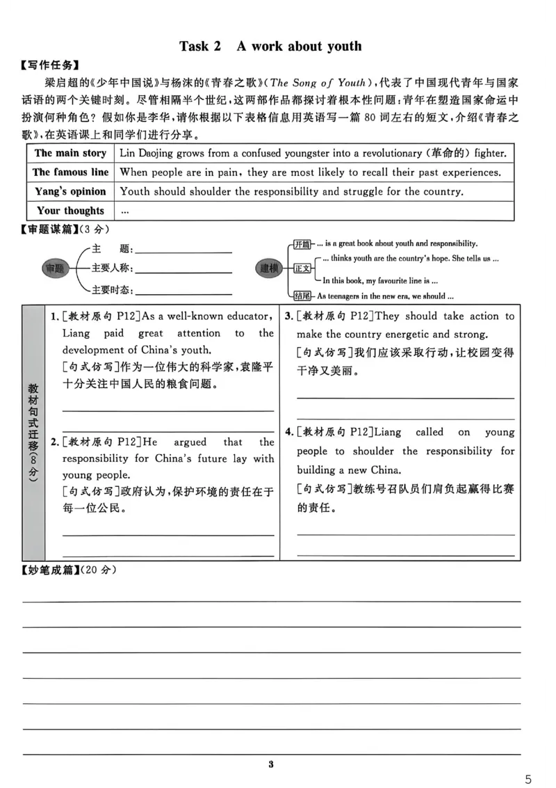 《情境化写作_26秋小学初中各机构教辅大合集(一本、教材帮、阳光同学、王朝霞、实验班、小典中点、上分卷、白欧、课堂笔记等等)_26秋初中教辅资料_26秋初中《全效学习本》》第5页预览