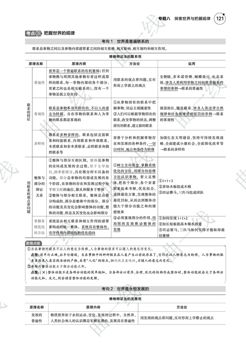 《1_082025版5·3B版新高考版专题八探索世界与把握规律PDF_2025版教学资源包_（总复习系列）2025版《5年高考3年模拟》新高考版B版（⭐全科）_一、图书电子教参_第四部分哲学与文化》第5页预览