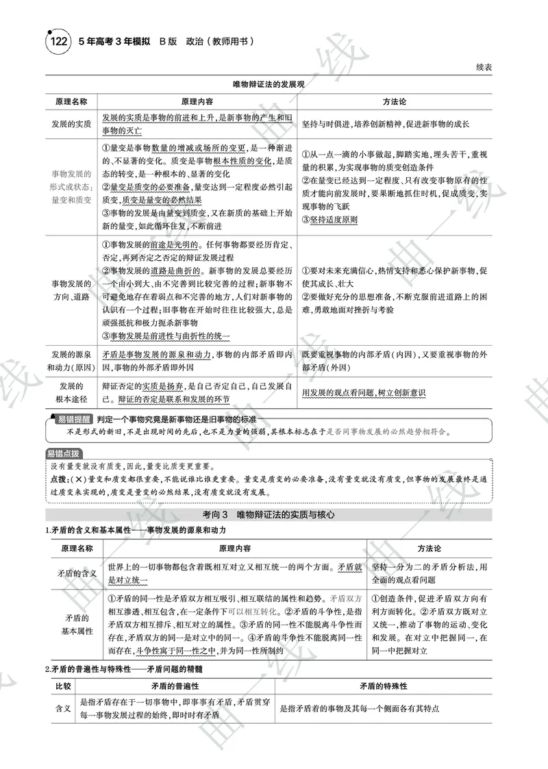 《1_082025版5·3B版新高考版专题八探索世界与把握规律PDF_2025版教学资源包_（总复习系列）2025版《5年高考3年模拟》新高考版B版（⭐全科）_一、图书电子教参_第四部分哲学与文化》第6页预览