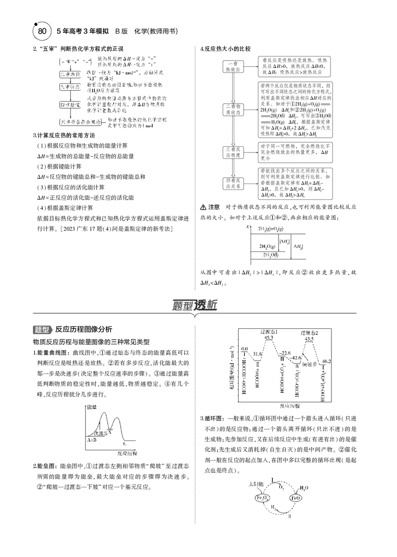 《1_07专题七化学反应的热效应_2025版教学资源包_（总复习系列）2025版《5年高考3年模拟》新高考版B版（⭐全科）_2025版.新高考新教材版.选考总复习.化学.5·3B版_第一部分图书电子教参》第2页预览