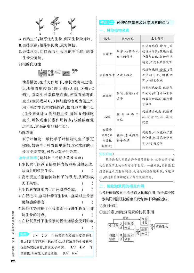 《1_20-专题二十　植物生命活动的调节（教参电子书—知识讲解）_2024版教学资源包_2024版.新高考版生物.5·3A版_20_专题二十植物生命活动的调节_4_PDF教参电子书》第3页预览