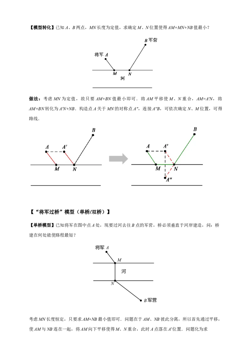 《专题01将军饮马系列模型（几何最值模型）-解析版_2025中考数学题型解题分类专题合集_2025年中考数学压轴题解题模型31个专题www.jiaoyupan.vip》第6页预览
