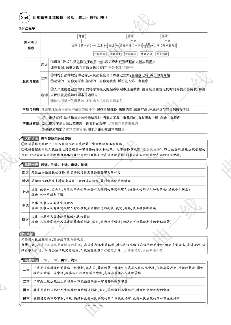 《1_152025版5·3B版新高考版专题十五社会争议解决PDF_2025版教学资源包_（总复习系列）2025版《5年高考3年模拟》新高考版B版（⭐全科）_2025版.新高考新教材版.选考总复习.政治.5·3B版》第4页预览