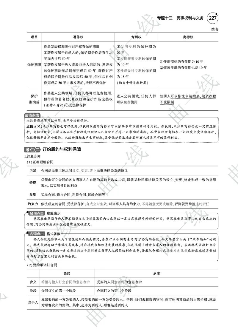 《1_132025版5·3B版新高考版专题十三民事权利与义务PDF_2025版教学资源包_（总复习系列）2025版《5年高考3年模拟》新高考版B版（⭐全科）_2025版.新高考新教材版.选考总复习.政治.5·3B版》第5页预览