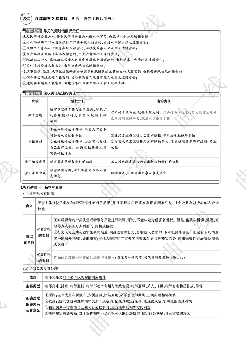 《1_132025版5·3B版新高考版专题十三民事权利与义务PDF_2025版教学资源包_（总复习系列）2025版《5年高考3年模拟》新高考版B版（⭐全科）_2025版.新高考新教材版.选考总复习.政治.5·3B版》第8页预览
