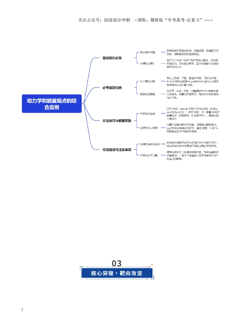 《第24讲动力学和能量观点的综合应用（复习讲义）（黑吉辽专用）（学生版）_04-物理-高考总复习_一轮复习_2026年-物理高考一轮复习_2026年高考物理一轮课件+讲义+练习（黑吉辽蒙专用）-G330》第3页预览