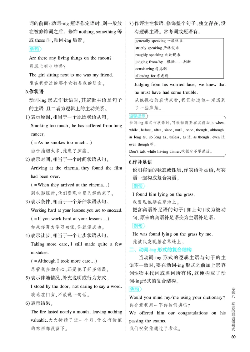 《1_2.PDF教参电子书——基础讲练册_2024版教学资源包_2024版.新高考版英语.5·3A版_8_专题八动词的非谓语形式_2_PDF教参电子书》第4页预览
