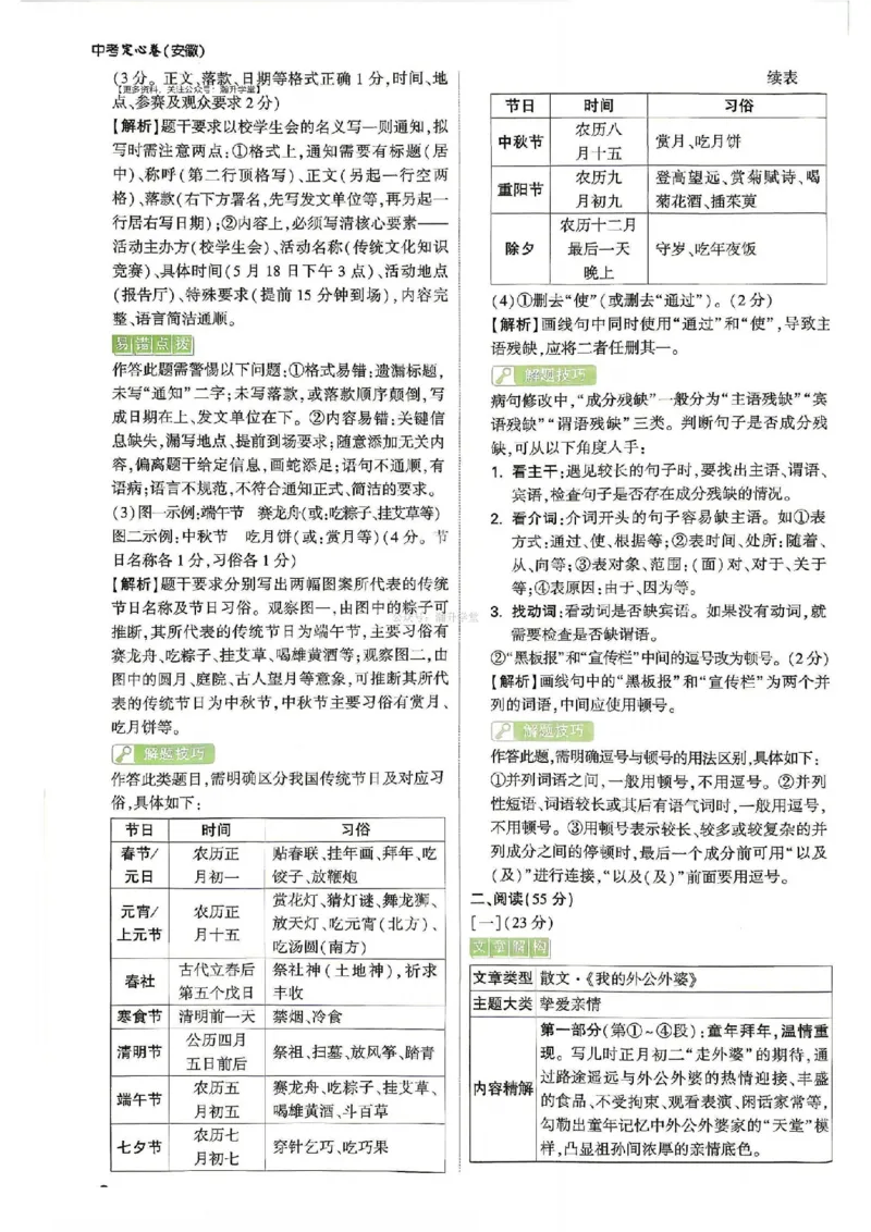 《2026万唯定心卷语文_2026版《万唯中考定心卷》7科多省合集_万唯2026版中考《万唯定心卷》7科全套（安徽版）》第6页预览