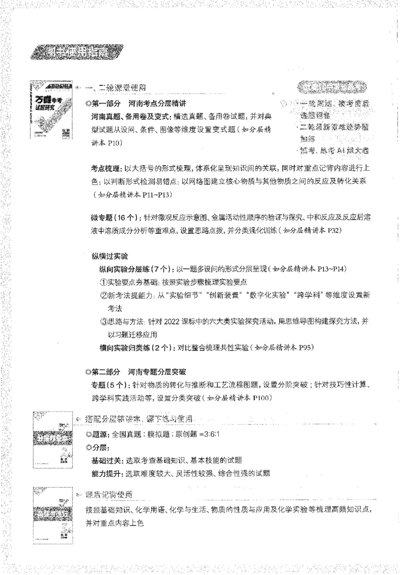 《1试题研究A4_2026版《万维中考试题研究》多省合集_2026版《万唯中考-试题研究》河南语数英物化道历_2026万唯中考试题研究河南化学》第4页预览