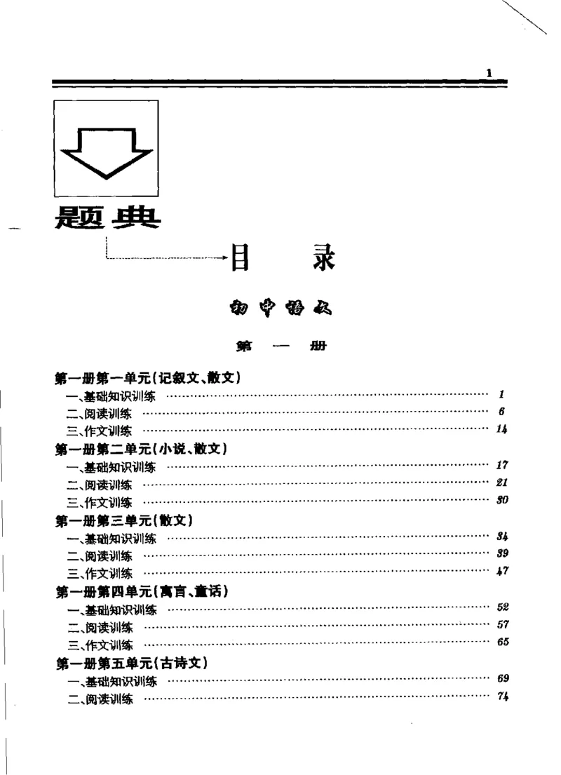 《初中语文解题题典(韩雪峰主编,韩雪峰,顾慧欣主编_初中初中全科解题题典(东北师大)会做题不如会研究题》第7页预览