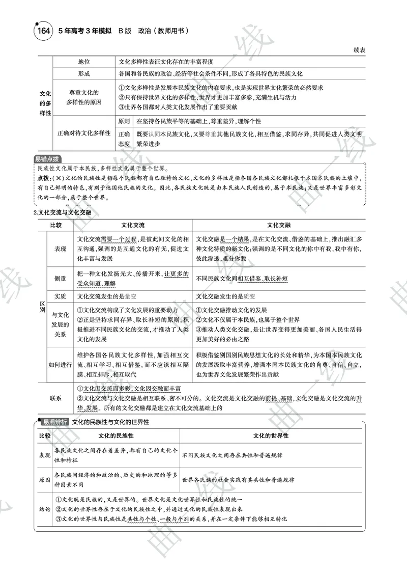 《1_102025版5·3B版新高考版专题十文化传承与文化创新PDF_2025版教学资源包_（总复习系列）2025版《5年高考3年模拟》新高考版B版（⭐全科）_一、图书电子教参_第四部分哲学与文化》第5页预览