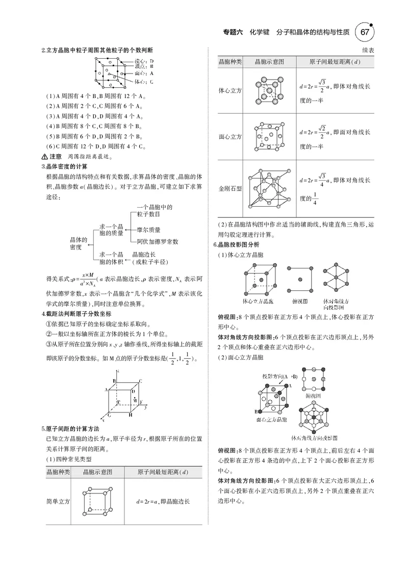 《1_06专题六化学键分子和晶体的结构与性质_2025版教学资源包_（总复习系列）2025版《5年高考3年模拟》新高考版B版（⭐全科）_2025版.新高考新教材版.选考总复习.化学.5·3B版》第6页预览