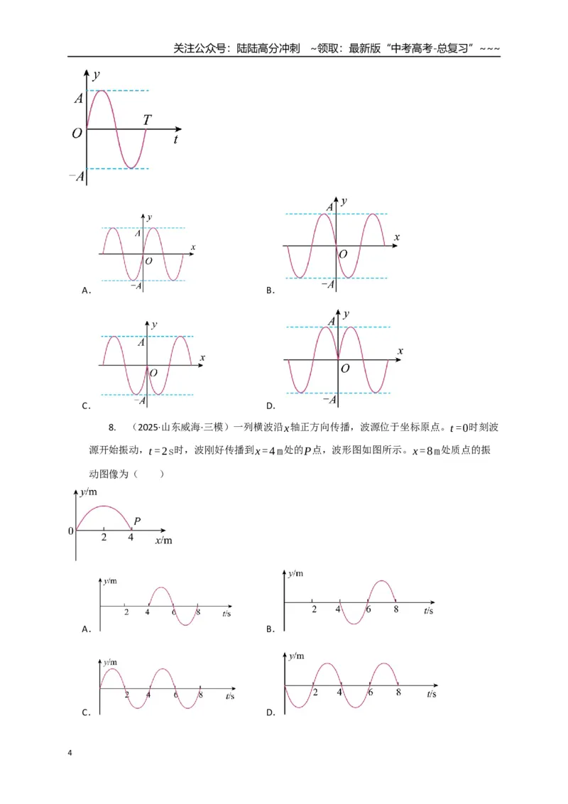 《第31讲机械波（专项训练）（湖南专用）（学生版）_04-物理-高考总复习_一轮复习_2026年-物理高考一轮复习_2026年高考物理一轮课件+讲义+练习（湖南专用）-G331》第4页预览