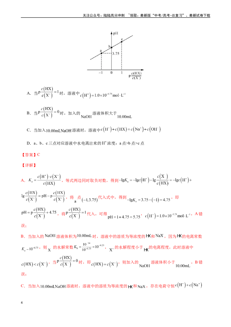 《第八章水溶液中的离子平衡章末综合检测卷（解析版）_05-化学-高考总复习_一轮复习_2024年_2024年高考化学一轮·夯基提能复习精讲精练_资料》第4页预览