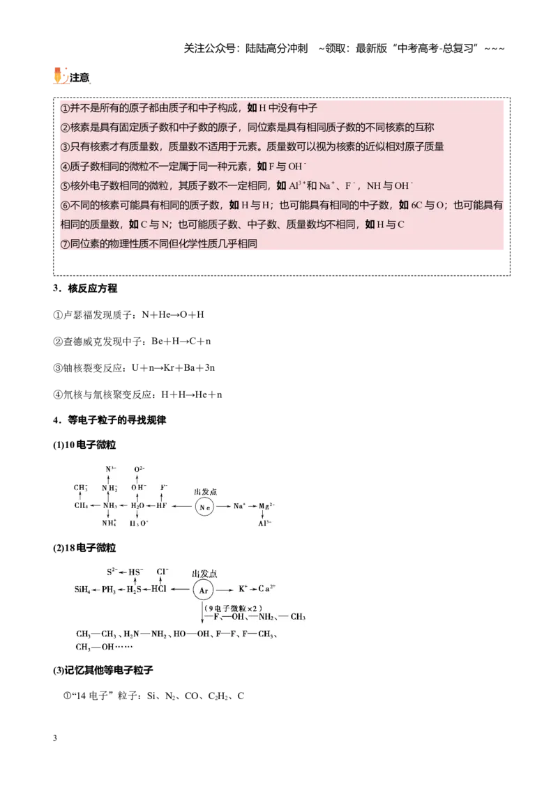 《第五章第1讲原子结构核外电子排布（讲义及教师版）_05-化学-高考总复习_一轮复习_2026年-化学高考一轮复习_2026年高考化学大一轮复习-G354_资料》第3页预览