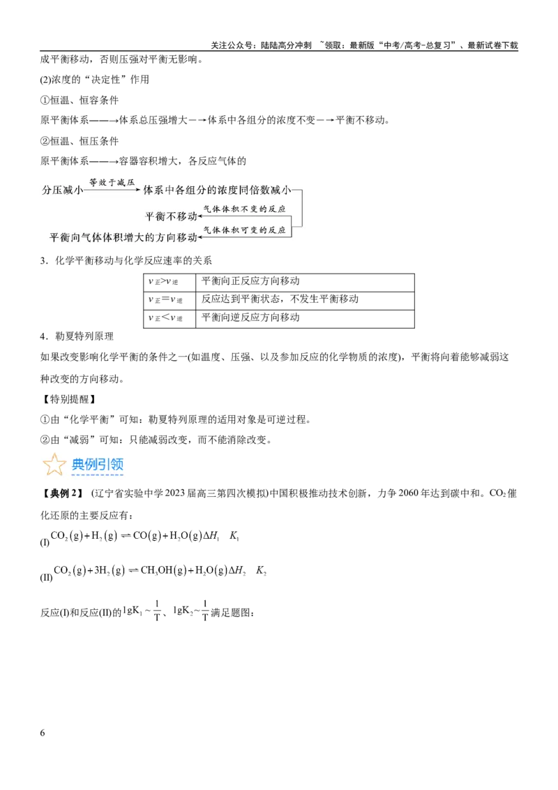 《考点2化学平衡（核心考点精讲精练）-备战2024年高考化学一轮复习考点帮（新高考专用）（解析版）_05-化学-高考总复习_一轮复习_2024年_2024年高考化学一轮复习考点帮（新高考专用）》第6页预览