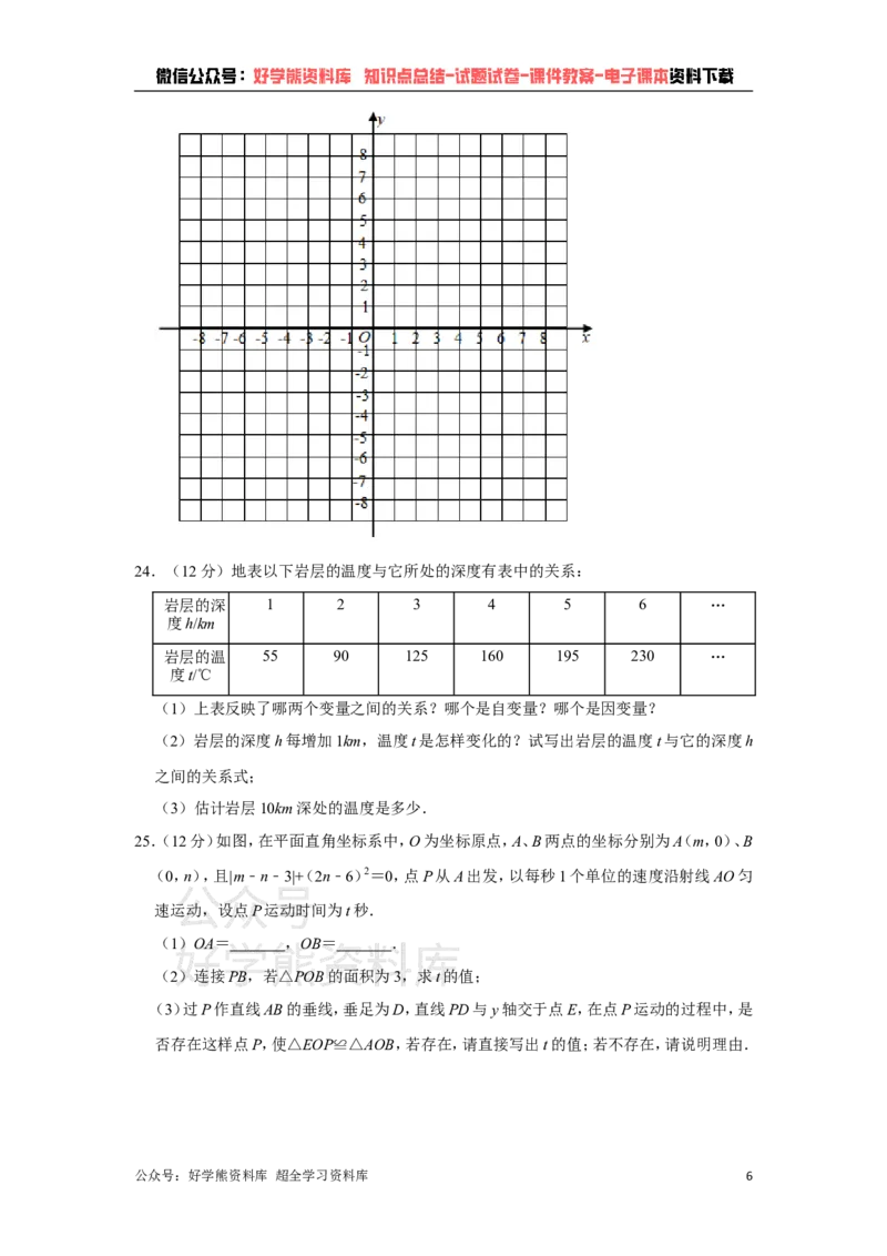 《冀教版八年级下册数学期中试卷1_初中数学期中卷+期末卷+单元卷+月考卷_初中数学期中试卷_冀教版》第6页预览