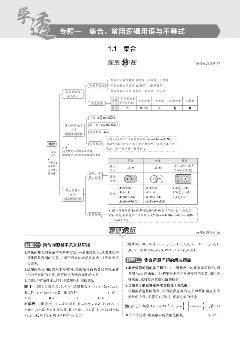 《1_1.1集合_2025版教学资源包_（总复习系列）2025版《5年高考3年模拟》新高考版B版（⭐全科）_2025版.新高考新教材版.高考总复习.数学.5·3B版_图书电子资源_11集合_4_电子书》第1页预览