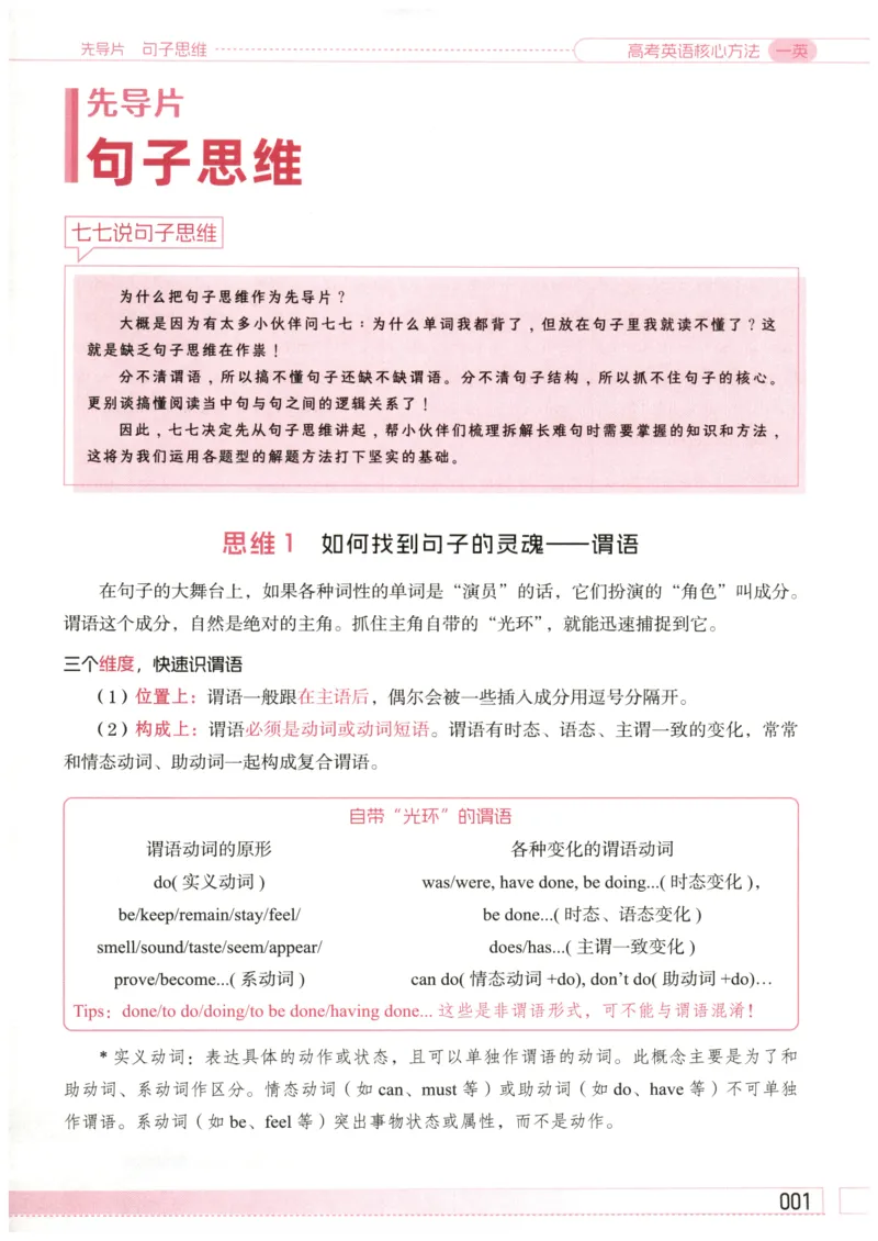 《2027版必刷100讲一英高考英语核心方法_2027《一英•核心方法必刷100讲》（高考）（英语）》第8页预览