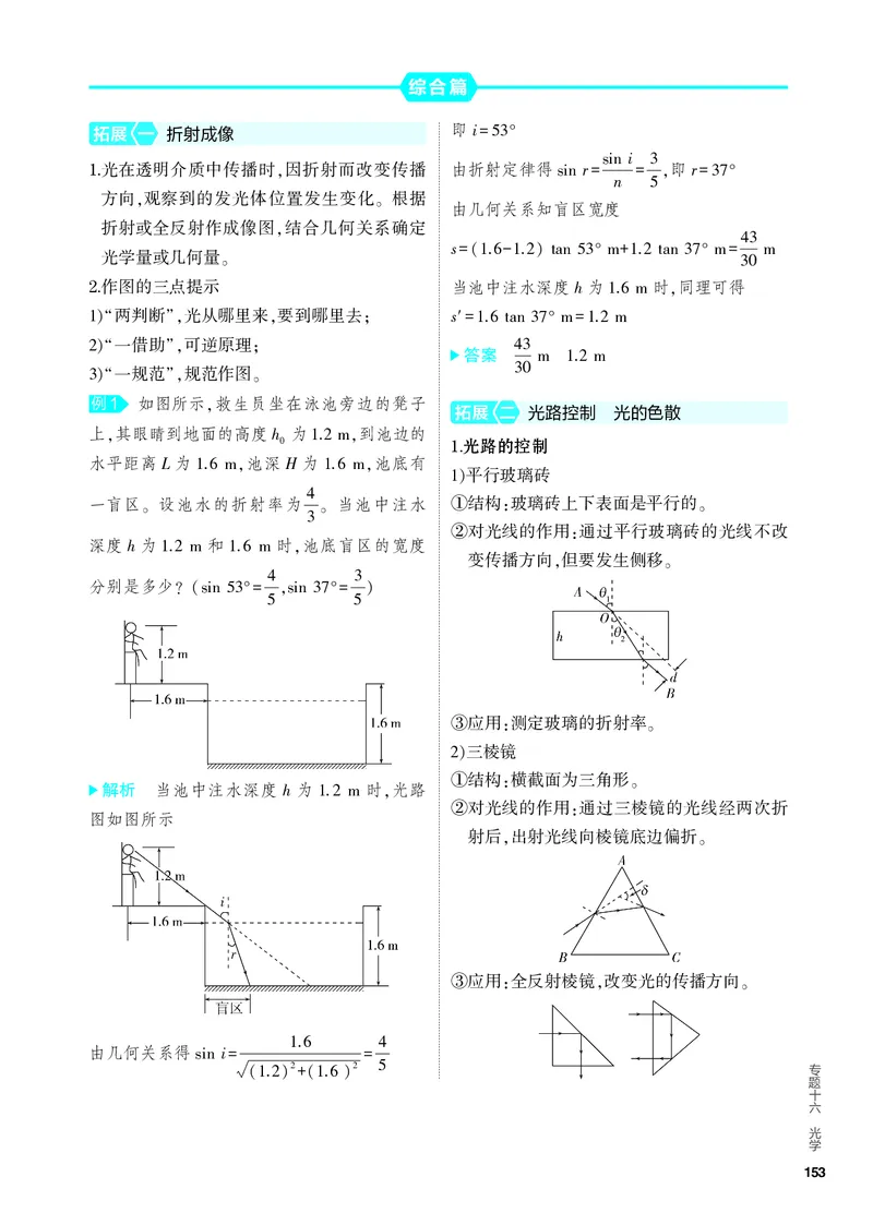 《1_4.PDF教参电子书——知识讲解册_2024版教学资源包_2024版.新高考版物理.5·3A版_16_专题十六光学_4_PDF教参电子书》第3页预览