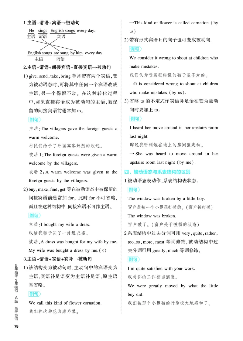 《1_2.PDF教参电子书——基础讲练册_2024版教学资源包_2024版.新高考版英语.5·3A版_7_专题七谓语动词的时态和被动语态_2_PDF教参电子书》第7页预览
