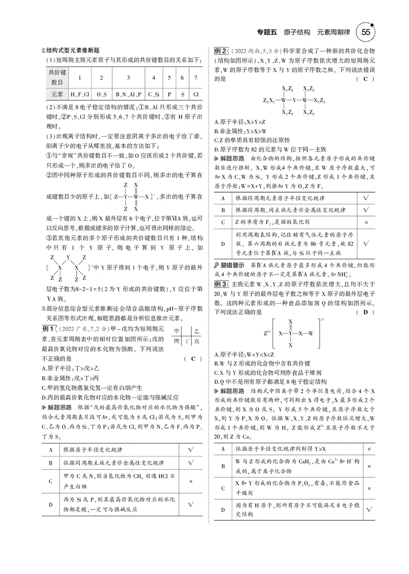 《1_05专题五原子结构元素周期律_2025版教学资源包_（总复习系列）2025版《5年高考3年模拟》新高考版B版（⭐全科）_2025版.新高考新教材版.选考总复习.化学.5·3B版_4_专题电子书》第4页预览
