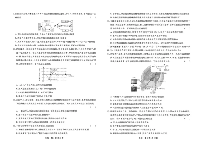 《16_河北省部分学校2023-2024学年高三上学期12月联考_2025版教学资源包_(总复习系列)2025版《5年高考3年模拟》新高考版A版(⭐全科)_2025版.新高考版.选考总复习.生物.5·3A版_2_资源拓展》第2页预览