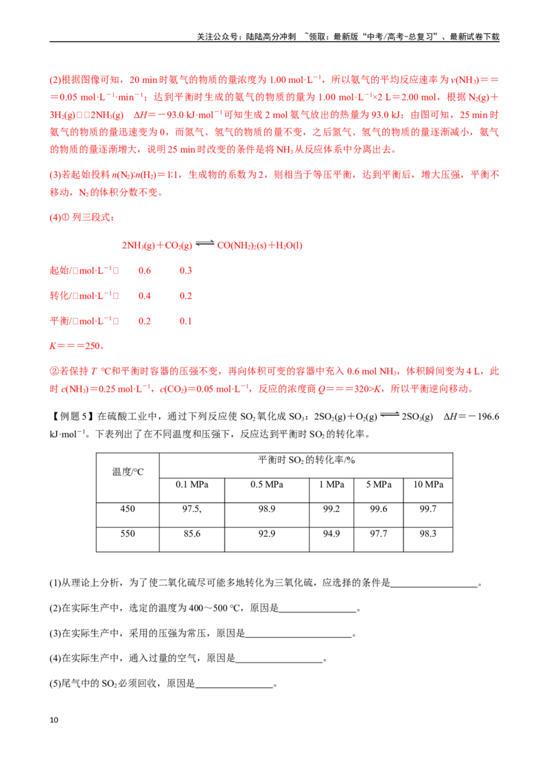 《第37讲化学反应的方向与调控方法（解析版）_05-化学-高考总复习_一轮复习_2024年_2024年高考化学一轮·夯基提能复习精讲精练_资料》第10页预览