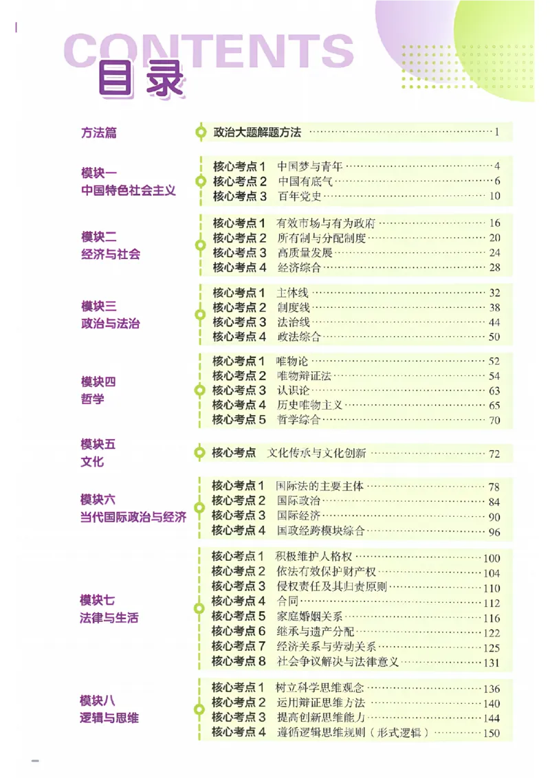 《一政高中政治大题必背_2027《一政•高中政治大题必背》（高考）（政治）》第6页预览