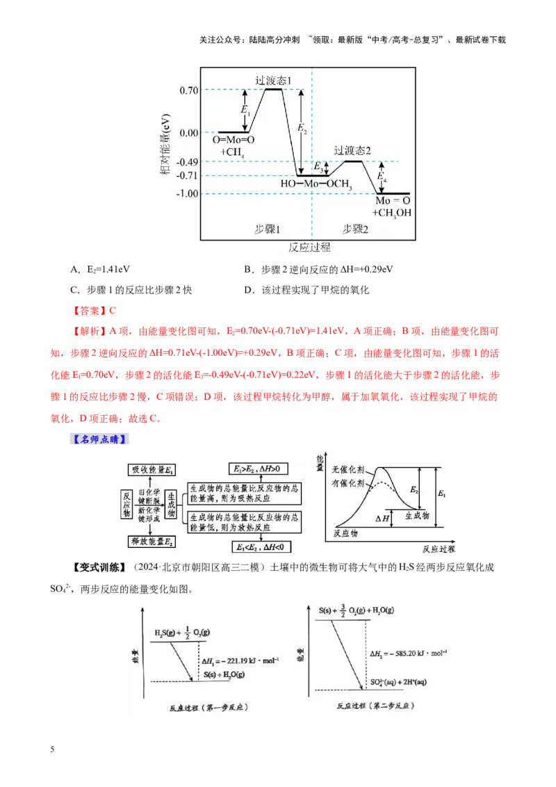 《第01讲化学反应的热效应(讲义)(教师版)_05-化学-高考总复习_一轮复习_2025年_2025年高考化学一轮复习讲义+练习+课件（新教材新高考）_第六章化学反应与能量》第5页预览