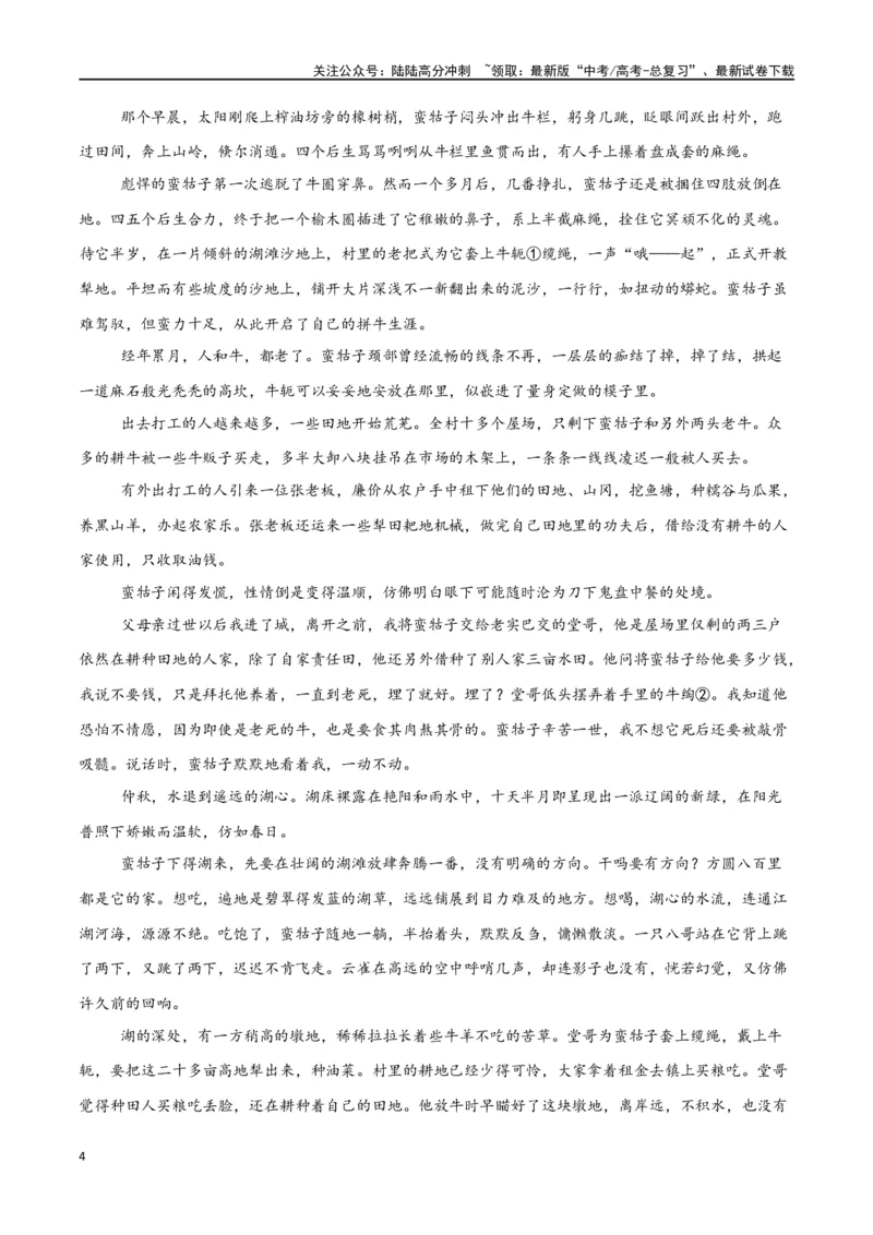 《考点巩固卷06内容理解（教师版）_一轮复习_2025年_2025年高考语文一轮复习考点复习卷（新高考通用）》第4页预览
