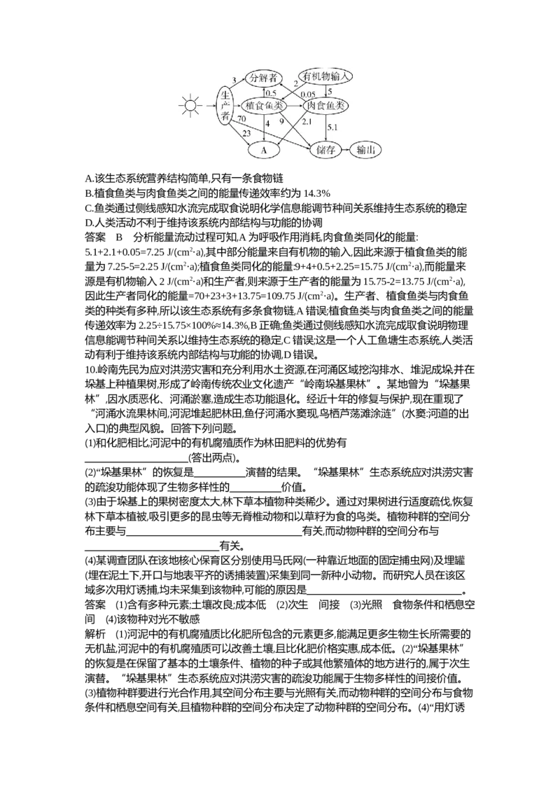 《1_23-专题二十三生态系统及其稳定性_2024版教学资源包_2024版.新高考版生物.5·3A版_23_专题二十三生态系统及其稳定性_6_专题检测》第4页预览