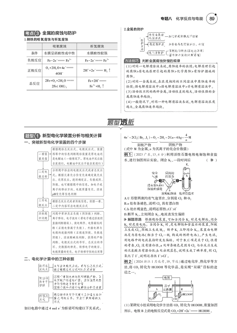 《1_08专题八化学反应与电能_2025版教学资源包_（总复习系列）2025版《5年高考3年模拟》新高考版B版（⭐全科）_2025版.新高考新教材版.选考总复习.化学.5·3B版_第一部分图书电子教参》第3页预览